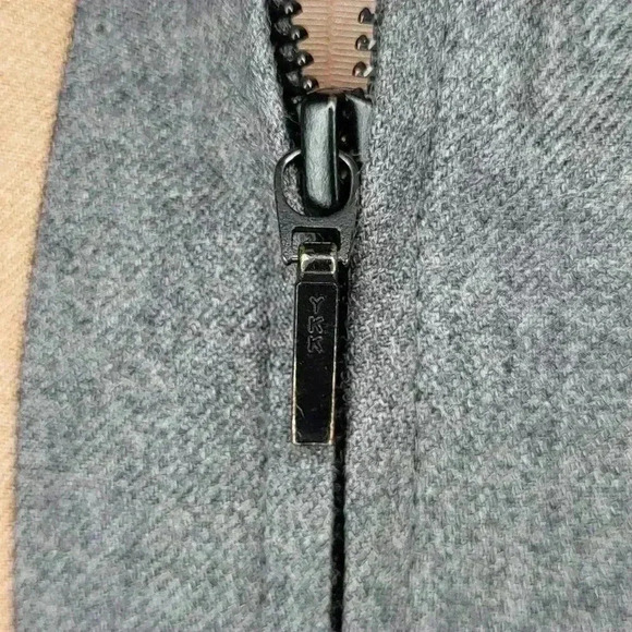 Pendleton Woolen Mills Women Virgin Wool Full Zip Dress Jacket Beige Sz 10 - Picture 5 of 11